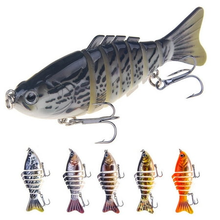 Windfall 1pcs 10cm Multi Jointed Sections Fishing Lure Minnow Hard Bait Swimbait Wobblers Artificial Crankbait Pesca Tackle