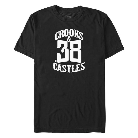 Men's Crooks & Castles Number White Logo Graphic T-Shirt