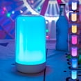 thumbnail image 1 of Xihbxyly Luz Nocturna Recargable, Altavoz Bluetooth Multifuncional, Opciones de Modo de Color, Diseño Portátil, Ideal para Dormitorio, Fiesta, Relajación, Tamaño 18,7 X 10,6 X 10,6 Cm, 1 of 6