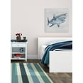 thumbnail image 5 of Marmont Hill Great Blue Shark Canvas Wall Art, 5 of 7