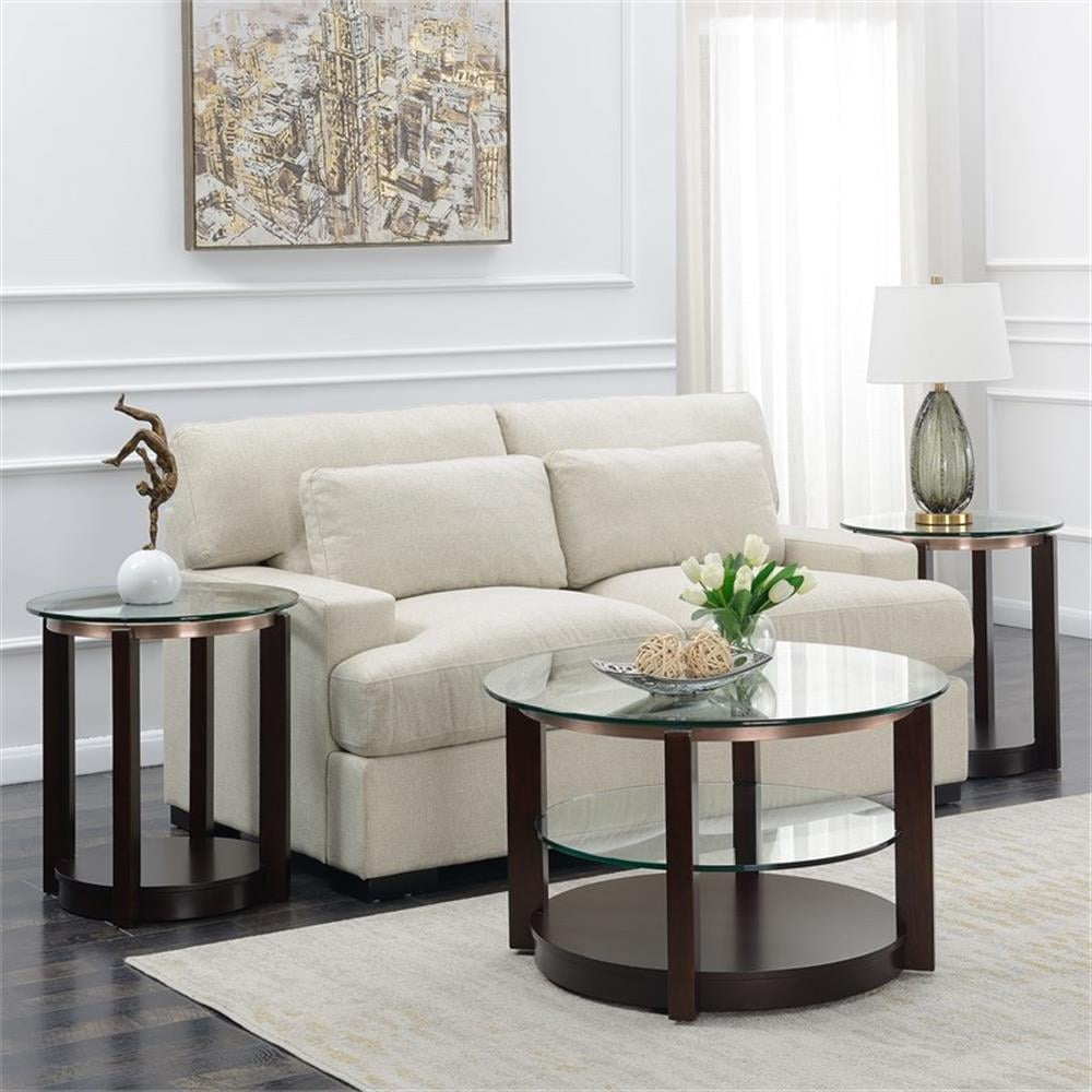Picket House Furnishings Benton Round End Table