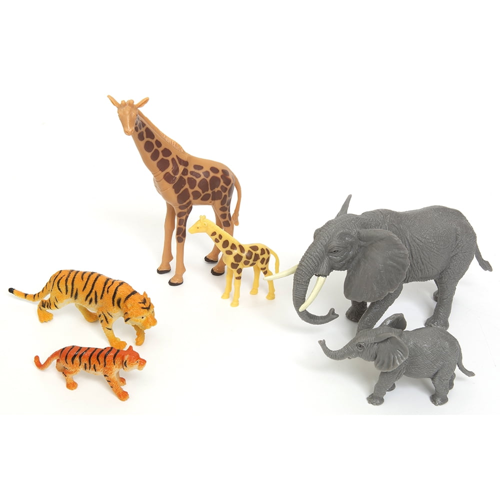 小物 NEIGHBORHOOD ZoomSafari Zoo Troop Collectible Safari Animal Set – 14-Piece Wildlife