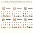 thumbnail image 5 of 180pcs Scrapbook Stickers, Picnic, Garden, Vintage Characters, Fruits, Desserts, Plants and Flowers Theme PET Landscape Sticker for Journaling, Scrapbooking, Junk Journal Supplies, DIY Crafts, 5 of 9