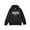 Black, variant on Tween Boys Hoodie Reflective Letter Print Pullover Hooded Sweatshirt, Sizes 12-13
