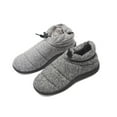 thumbnail image 5 of Hanes Mens Slipper Boot House Shoes with Memory Foam Indoor/Outdoor Sole, 5 of 9