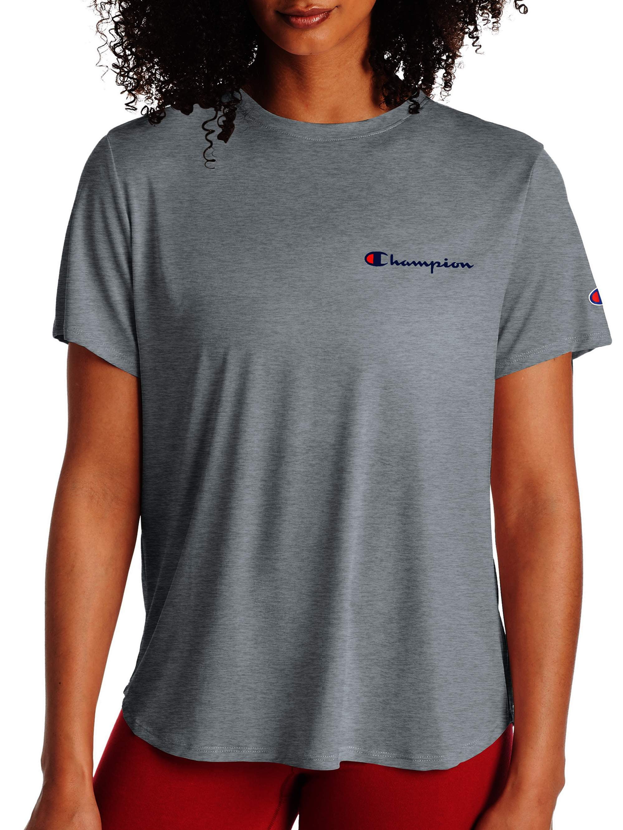 Champion Short Sleeve T-shirt (Women's) - Walmart.com