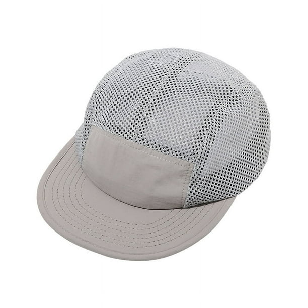 Gorra de secado rápido, gorra de herramientas, gorra de béisbol transpirable para exteriores para hombres y mujeres, gorra de red, gorra deportiva para acampar