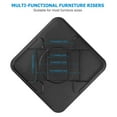 thumbnail image 4 of Gymnture 16PCS Furniture Risers Anti-Adjustable Bed Risers for Home and Office (Black), 4 of 10