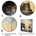thumbnail image 3 of Designart "Coastalport Port Of Calm XI" Nautical & Beach Floater Framed Wall Decor, 3 of 7