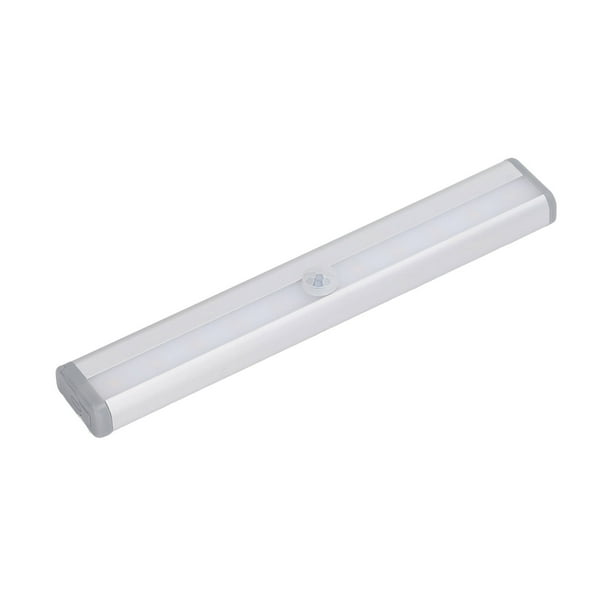Luz LED para gabinete, luz blanca cálida, 2 niveles de brillo, atenuación continua, control remoto, barra de luz LED magnética