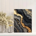 thumbnail image 2 of Luxury Abstract Geode Gold Black Marble Swirl Canvas Art for Living Room Bedroom Office Hotel Lobby Entryway Gallery Decor, 2 of 8
