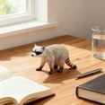 thumbnail image 4 of BKER Realistic Raccoon Figurine Educational Animal Decorative Statue For Home Garden, 4 of 6