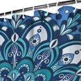 thumbnail image 3 of Waterproof Bohemian Shower Curtain 72x72 Inch Boho Style Polyester Unique Shower Curtain for Bathroom Hotel Home Decor with 12 Plastic Hooks, 3 of 5