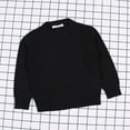 thumbnail image 3 of Esho Toddler Kids Long Sleeve Solid Sweaters Pullovers, Little Girls Boys Casual Crewneck Knitted Tops, 1-7T, 3 of 5
