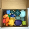 thumbnail image 4 of Bloques de construcción de partículas pequeñas de piedra apilada de colores Montessori para educación temprana, juguetes musicales apilados para niños, 4 of 6