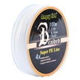 thumbnail image 1 of 4 Brins 100m Ligne de Pêche Pe Super Forte Lisse Résistante à l'Usure Anti-Morsure Fil Tressé, 1 of 9