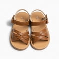 thumbnail image 5 of TOWED22 Toddler Little Girl Sandals Summer Flower Dress Soft Rubber Princess Flat Open Toe Beach Shoes Brown,11, 5 of 9