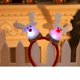 thumbnail image 1 of Diadema navideña de muñeco de nieve con luz LED, cinta para el pelo, decoraciones navideñas de Noel, accesorios para el cabello 2022, 2021, 1 of 4