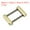 Bronze, variant on Uxcell 1.1 inch Rectangle Screw Ring Buckle Strap Connector Bag Loop for Purse Making, 2 Pack Gold