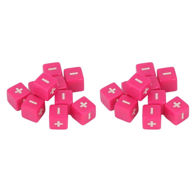 Juego De Dados Matemáticos, Dados De Cálculo Matemático De Plástico De 16 Mm Para Atraer La Atención De La Educación Infantil ANGGREK Otros