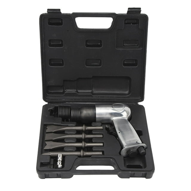 Pneumatic Hammer Tool, Hammer Kit Pneumatic Chisel Drill Tool Power Hammer for Car Repair Brake Pad Rust Removal