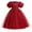 Red, variant on Odeerbi Girls Dress Baby Girls Clothes Children's Dress Short Sleeve Princess Dress Flower Tail Dress Skirt Tutu Dress Khaki