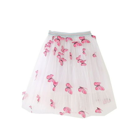 

Toddler Girls Dresses Summer Fashion Princess Dress Casual Butterflies Tutu Mesh Skirt Outwear Baby Girl Clothes
