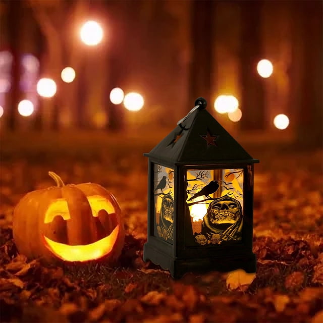 Luz LED de calabaza de mano para Halloween,luz nocturna,iluminación ambiental decorativa navideña,accesorios