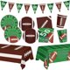 thumbnail image 1 of Set de artículos de fiesta Litmirfu Football, 99 piezas para 24 invitados, 1 of 7