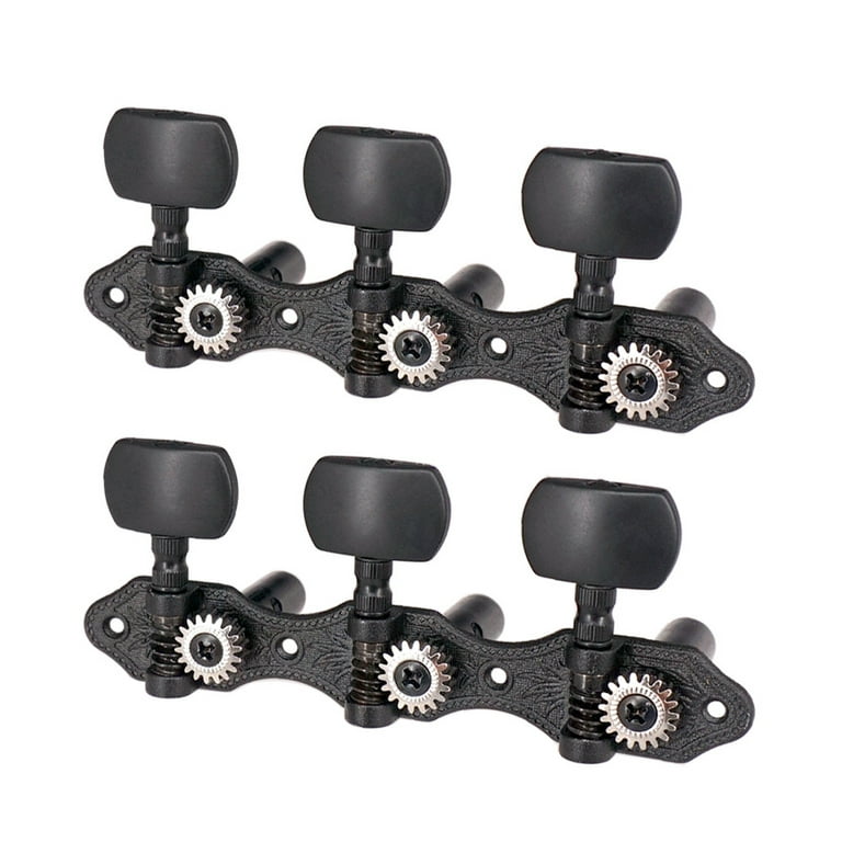 Black 2024 guitar tuners