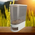 thumbnail image 3 of Distributeur de Riz, Contenant de Rangement pour Riz 10 kg avec Tasse à Mesurer, Bac Scellé pour Aliments Secs et Grains pour l'Organisation du Garde-Manger et de la Cuisine, Conception de Scellement Efficace, Gain de Place, 3 of 7