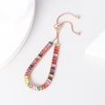 thumbnail image 4 of Pulsera de circonitas de color europeo y americano para mujer, cadena de tenis de cristal ajustable con diamantes, 4 of 6