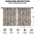 thumbnail image 2 of Blackout Kids Curtains,Black and Tan Leopard Print Childrens Insulated Curtains Set Of 2,Bedroom Essentials,Toddler Room Decor 42"x54", 2 of 5