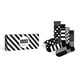 thumbnail image 2 of Happy Socks 4 paquetes de calcetines unisex, caja de regalo, colores mezclados Classic Black & White 2 36-40 (UK 4-7), 2 of 7