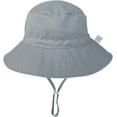 thumbnail image 3 of CoCopeaunts Wide Brim Bucket Hat for Kids Spring Summer Outdoor Sun Protection Headwear Baby Boy Windproof Rope Fisherman Hat, 3 of 8