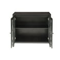 thumbnail image 4 of Gzxs Sideboard Cabinet with 2 Glass Doors, Kitchen Buffet Cupboard Display Cabinet for Living Room Bedroom, 34"L x 15"W x 30"H, Black, 4 of 7