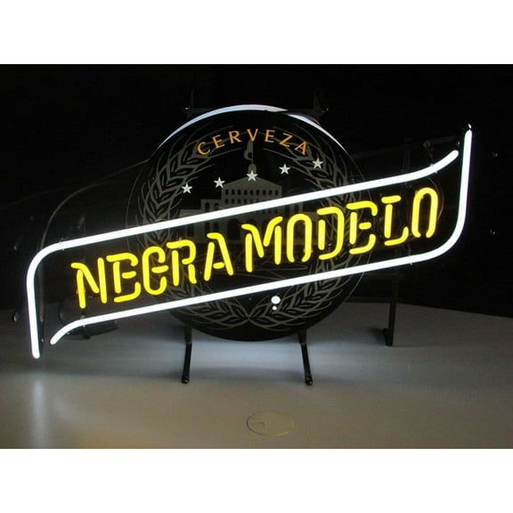 Queen Sense 24"x16" Negra Modelos Cerveza Neon Sign HD Vivid Printing Handmade Artwork Neon Light 124NMCLVVD