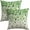 Trèfles, variante sur Housses de Coussin à Feuilles d'Eucalyptus, Ensemble de 2, Vert Printemps, Imprimé Botanique à Carreaux, Pot Vase, Taie Décorative, Été, Saisonnier, Naturel, Style Ferme, Housse de Coussin pour Maison, Sofa, Chambre, Porche, 20x20 Po