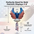 thumbnail image 5 of PMU 12 Inch Pre-Inflated Patriotic Eagle Balloon with Stick, 4th of July Balloons, Independence Day Decorations, Patriotic Decorations, Eagle Mylar Balloons, Red White Blue, (1/Pkg) pkg/1, 5 of 6