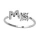 thumbnail image 4 of Sonducket Anillo abierto de cobre con letras mayúsculas, anillos seguros reutilizables para mujeres, joyería de viaje para interiores y Type7 NO7, 4 of 5
