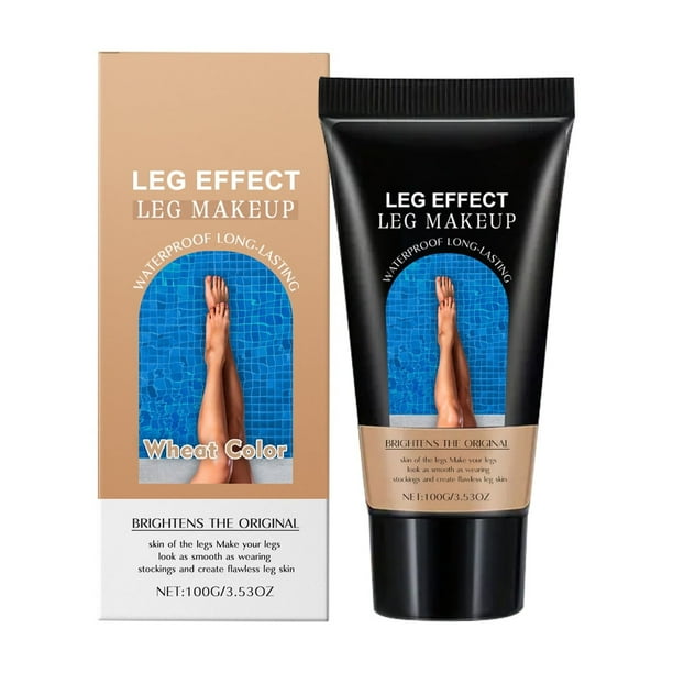 Bases de maquillaje bronceadoras para piernas, cremas que disimulan imperfecciones, resistentes al agua, de larga duración, iluminan el tono, 100 g de base de maquillaje