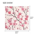 thumbnail image 2 of Square Scarf Headscarf Shawl Printed Scarf 23.62×23.62 Inches Fashionable Decorative Scarf Twig Flower, 2 of 6