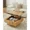 Rectangle-Natural, variant on 31.5" Round Coffee Table Mid Century Modern Coffee Tables Contemporary Drum Coffee Table with Fluted Centry Tables for Living Room, Wood
