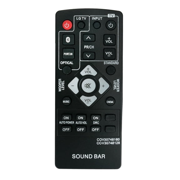 COV30748160 COV30748128 Replace Remote for LG Soundbar NB2540 NB2540A S24A1-W