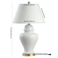 thumbnail image 4 of JONATHAN Y Sagwa 33" Ceramic/Iron Modern Classic LED Table Lamp, White, JYL6619A, 4 of 8