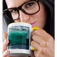 thumbnail image 2 of 3drose, Usa, California, La Jolla. Shorebreak Wave., 15oz Two-tone Yellow Mug, 2 of 6