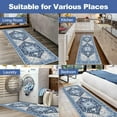 thumbnail image 3 of 2'x6' Runner Rug for Hallway Floor, Yamaziot Rug Carpet Runner with Rubber Backing, Washable Non Slip Vintage Mat for Bedroom, Laundry, 3 of 9