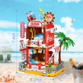 thumbnail image 5 of 718 Pellets Christmas Cabin Car Building Blocks Toy Model, Birthday Gifts For Men Girls, 5 of 5