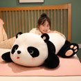 thumbnail image 2 of 25/40/55cm Kawaii Animal Big Panda Plush Stuffed Toy Giant Panda Bear Pillow Cushion Cute Cartoon Doll Kids Girl Christmas Gift, 2 of 5