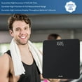 thumbnail image 2 of Vitafit Digital Bathroom Scale for Body Weight, Weighing Professional Since 2001, Clear LED Display and Step-On, 3*AAA Batteries Included, 400lb/180kg, Spray Silver Black, 2 of 5